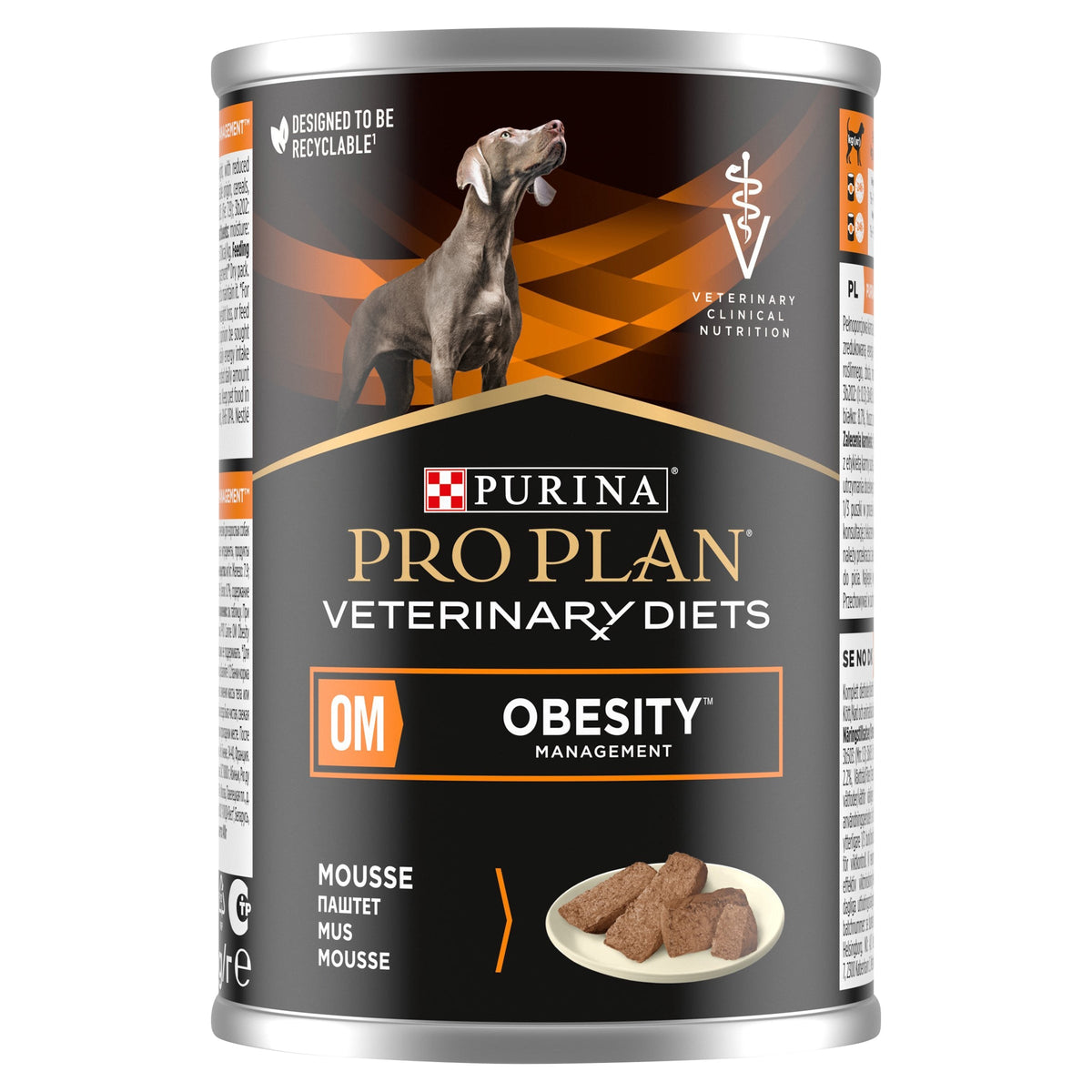 PURINA® PRO PLAN® - Veterinary Diets - Canine OM Obesity Management - Mousse