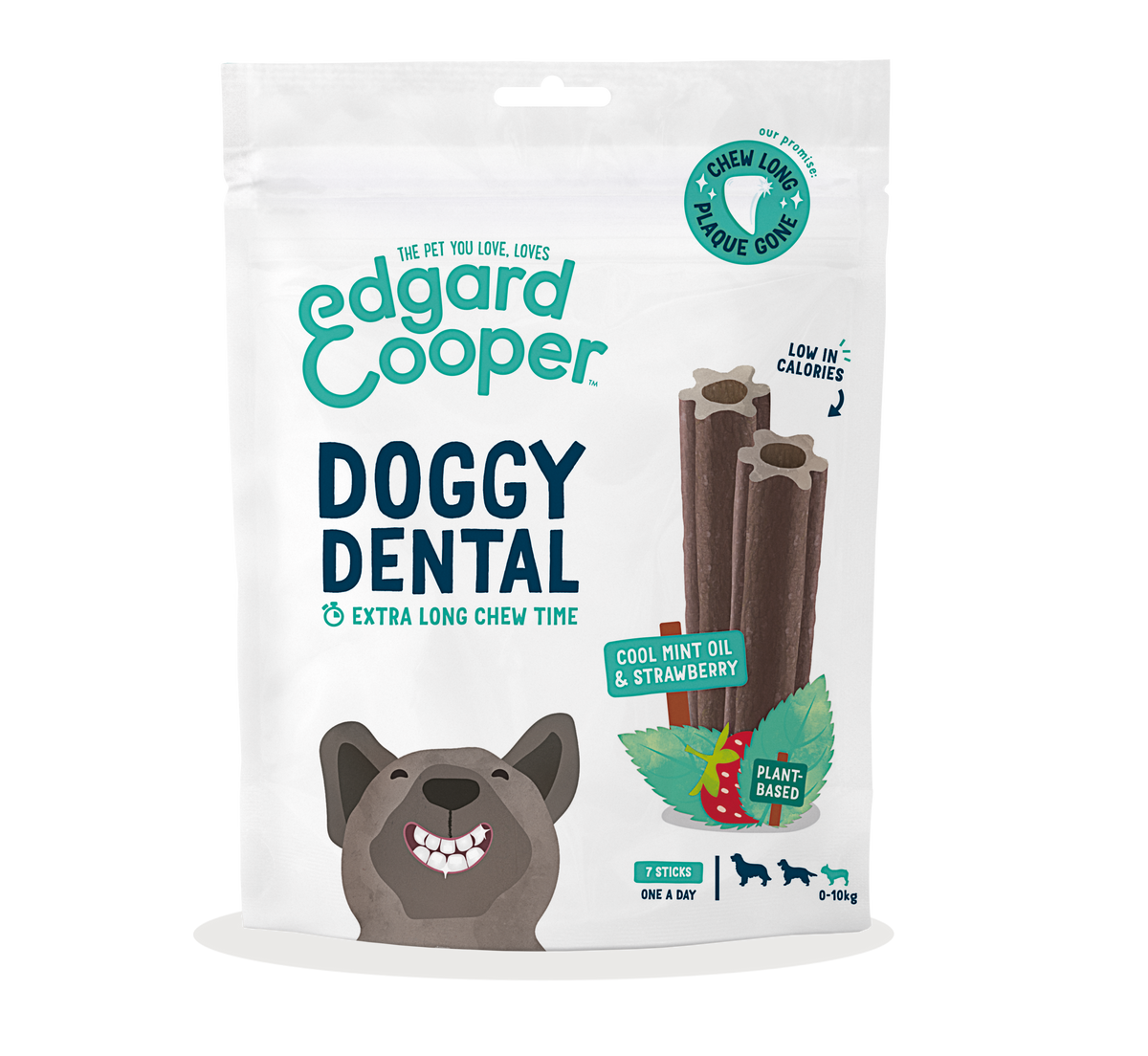 Edgard & Cooper Dog Dental Chews Strawberry & Mint