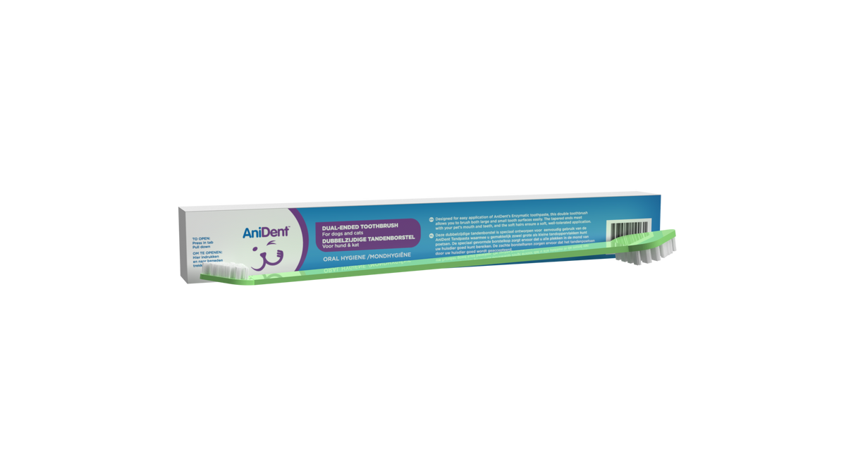 AniDent Dual-Ended Toothbrush