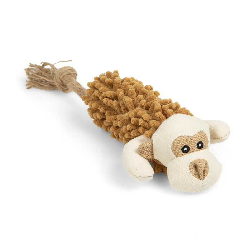 Petface Buddies Shaggy Monkey Dog Toy