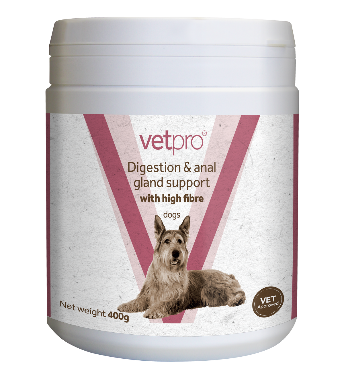 Vetpro Digestion & anal gland support with high fibre - 400g