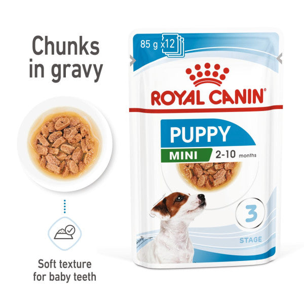 ROYAL CANIN - SIZE HEALTH NUTRITION PUPPY - MINI - Chunks in gravy