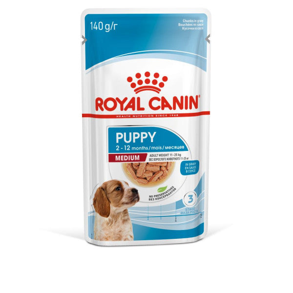 ROYAL CANIN - SIZE HEALTH NUTRITION PUPPY - MEDIUM - Chunks in gravy