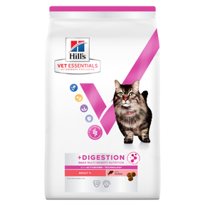 Hill's VET ESSENTIALS MULTI-BENEFIT + DIGESTION Adult Dry Cat Food with Salmon