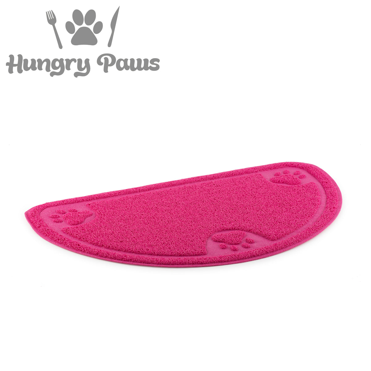 Dog Feeding Mat Paw Pink