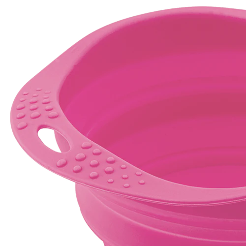 Beco Collapsible Travel Bowl Pink