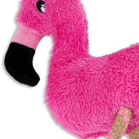 Beco Dual Texture Dog Toy Flamingo