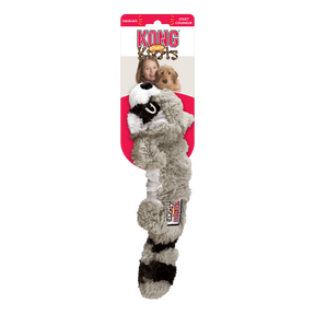 KONG Scrunch Knots Racoon Dog Toy