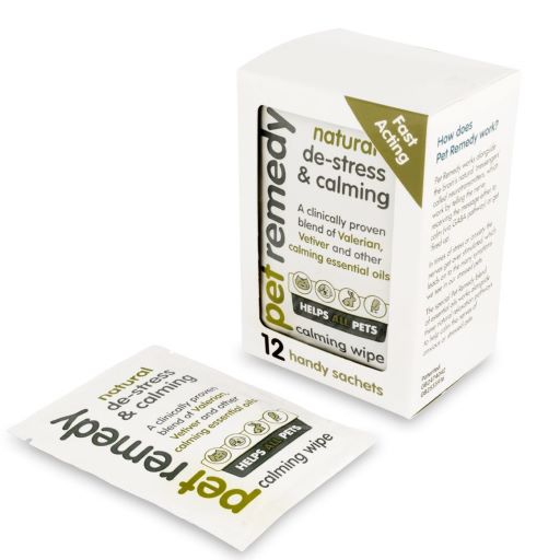 Pet Remedy Calming Wipes (12 sachets)