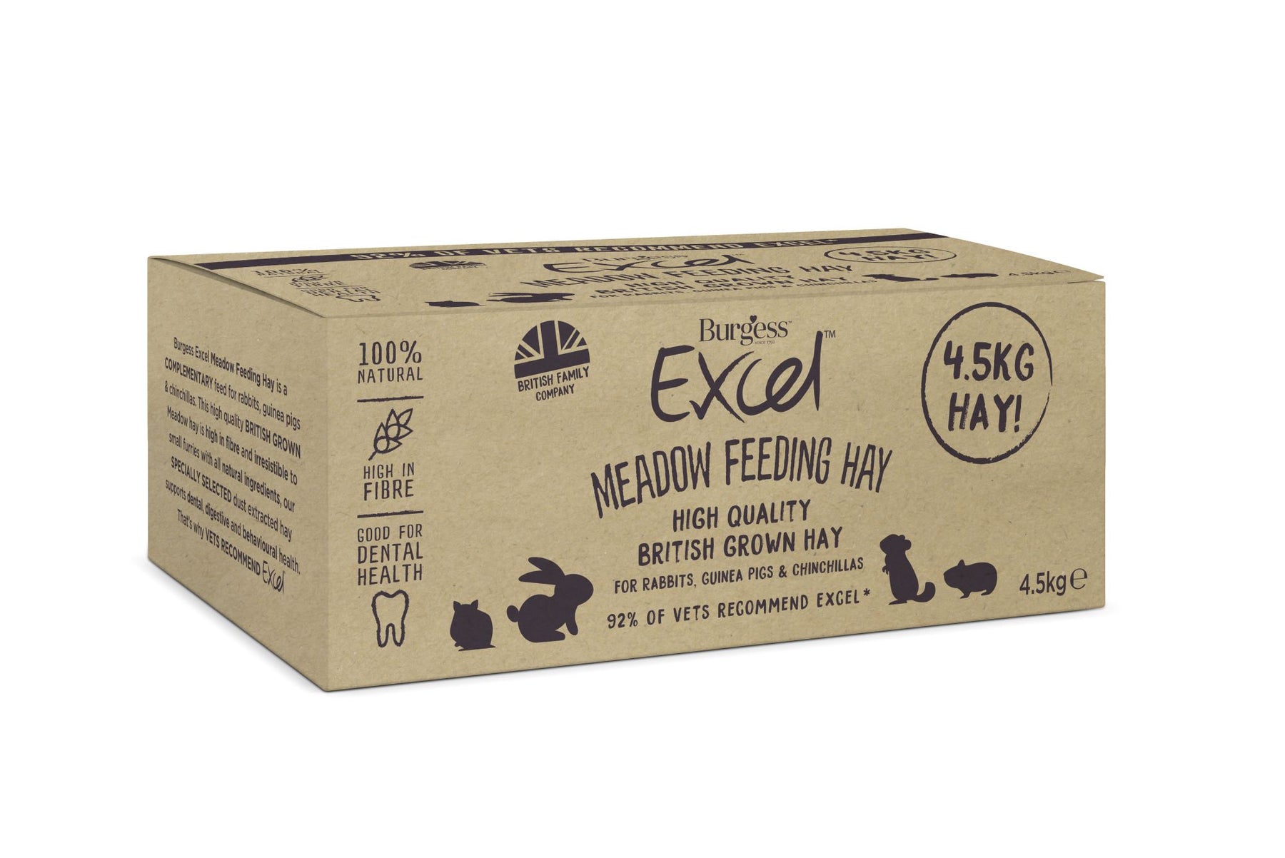 Burgess Excel Meadow Feeding Hay Box 4.5kg
