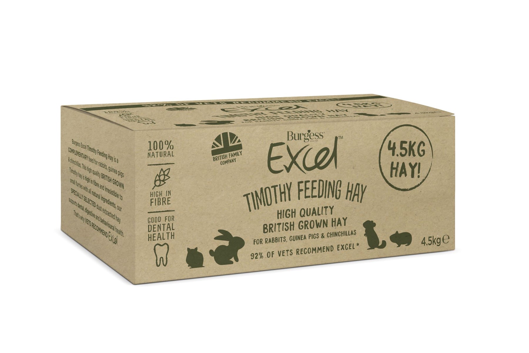 Burgess Excel Timothy Feeding Hay Box 4.5kg