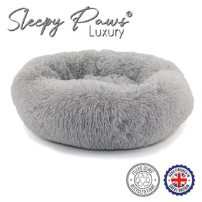 Super Plush Donut Bed 50cm Grey