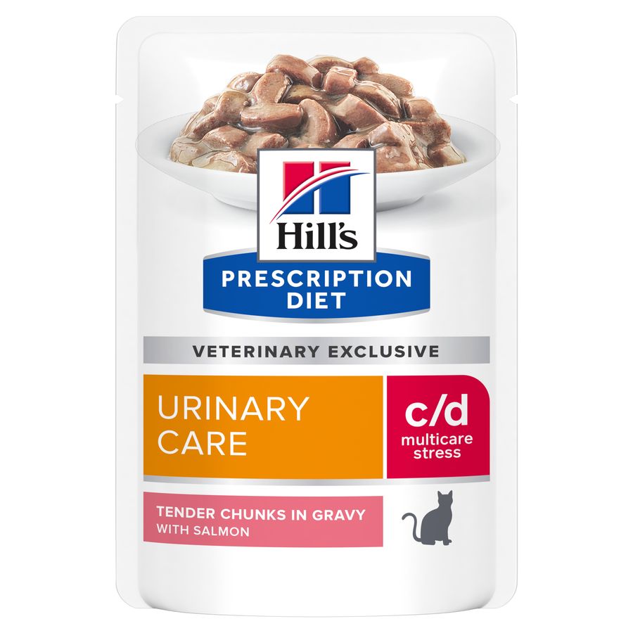 Hill's Prescription Diet c/d Urinary Stress Cat Food with Salmon