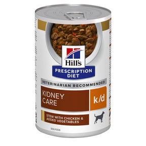 Hill's Prescription Diet k/d Kidney Care Stew Dog Food with Chicken and added Vegetables