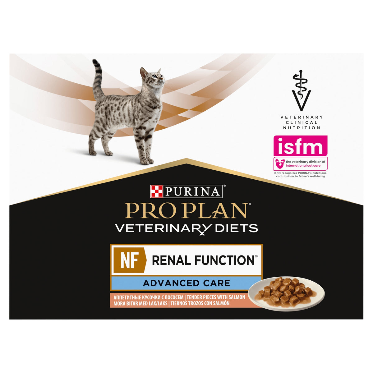 PURINA® PRO PLAN® - Veterinary Diets - Feline NF Advanced Care Renal Function - Tender Pieces with Salmon