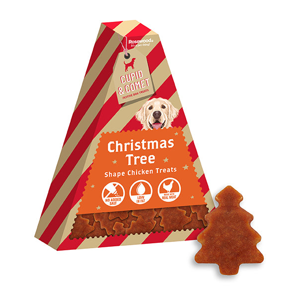 Rosewood Christmas Tree Dog Treats 150g