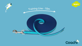 Coachi Waterproof Training Line Navy & Blue 10m