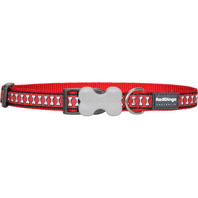 Red Dingo Reflective Red Dog Collar