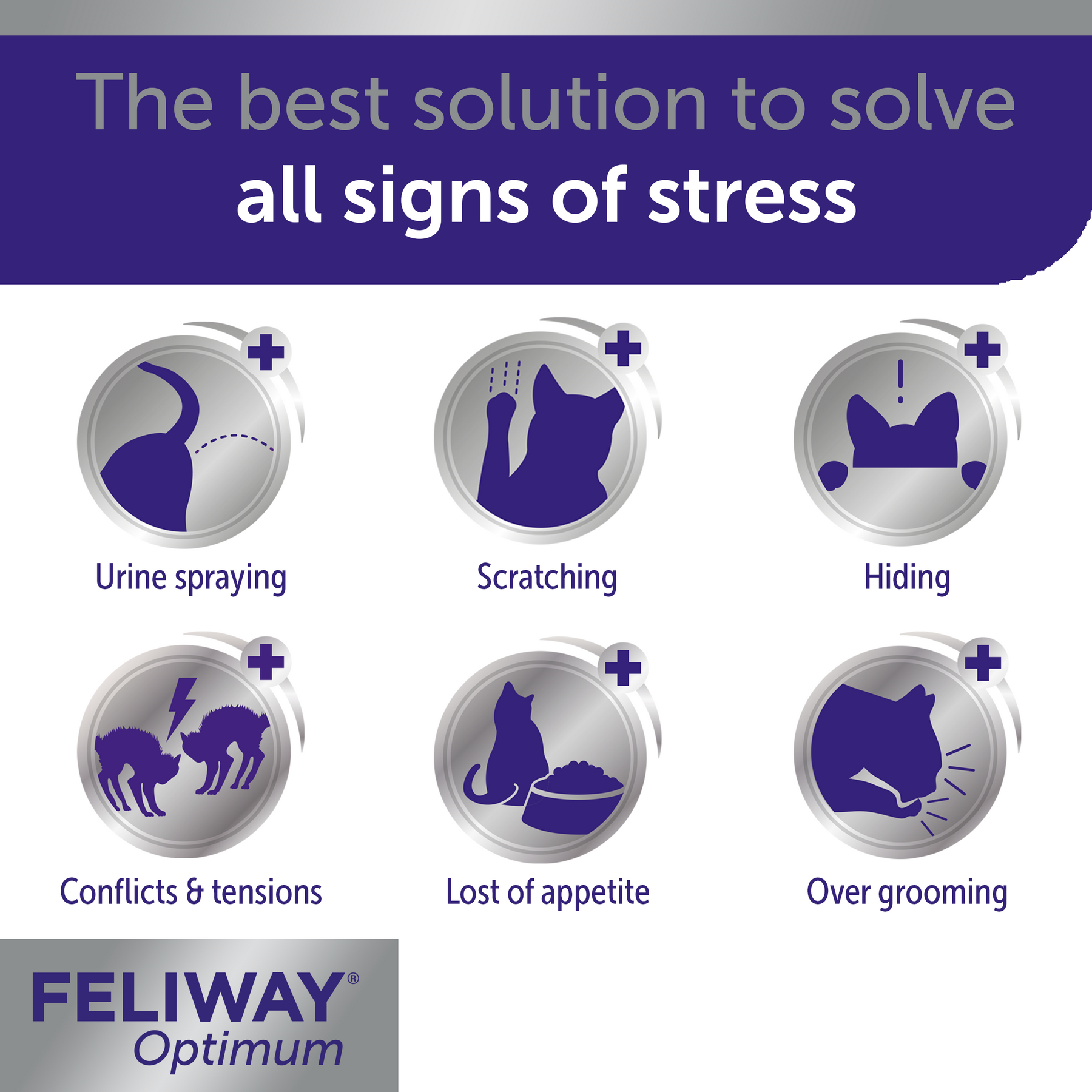 FELIWAY Optimum diffuser & 30 day refill, the best solution to