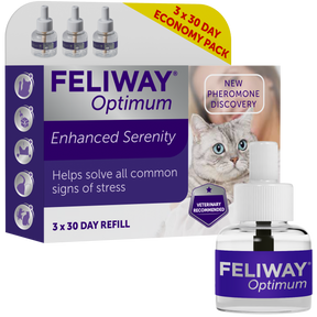 Feliway Optimum 30-Day Refill for Diffuser (3 Pack)