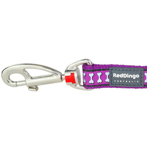 Red Dingo Reflective Purple Dog Lead