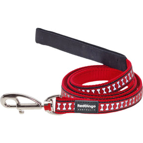 Red Dingo Reflective Red Dog Lead