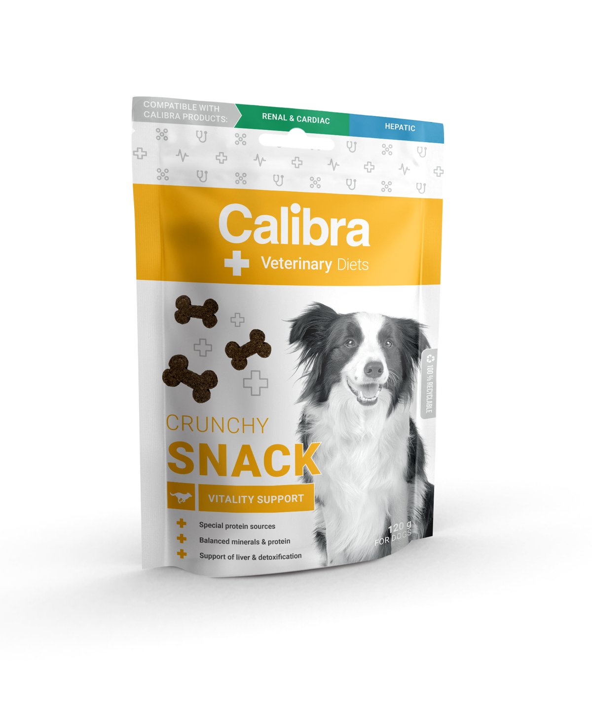 Calibra VD Dog Crunchy Snack Vitality Support 120g