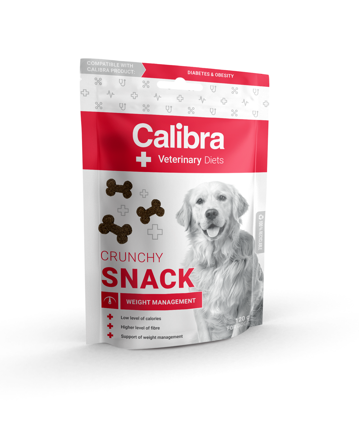 Calibra VD Dog Crunchy Snack Weight Management 120g