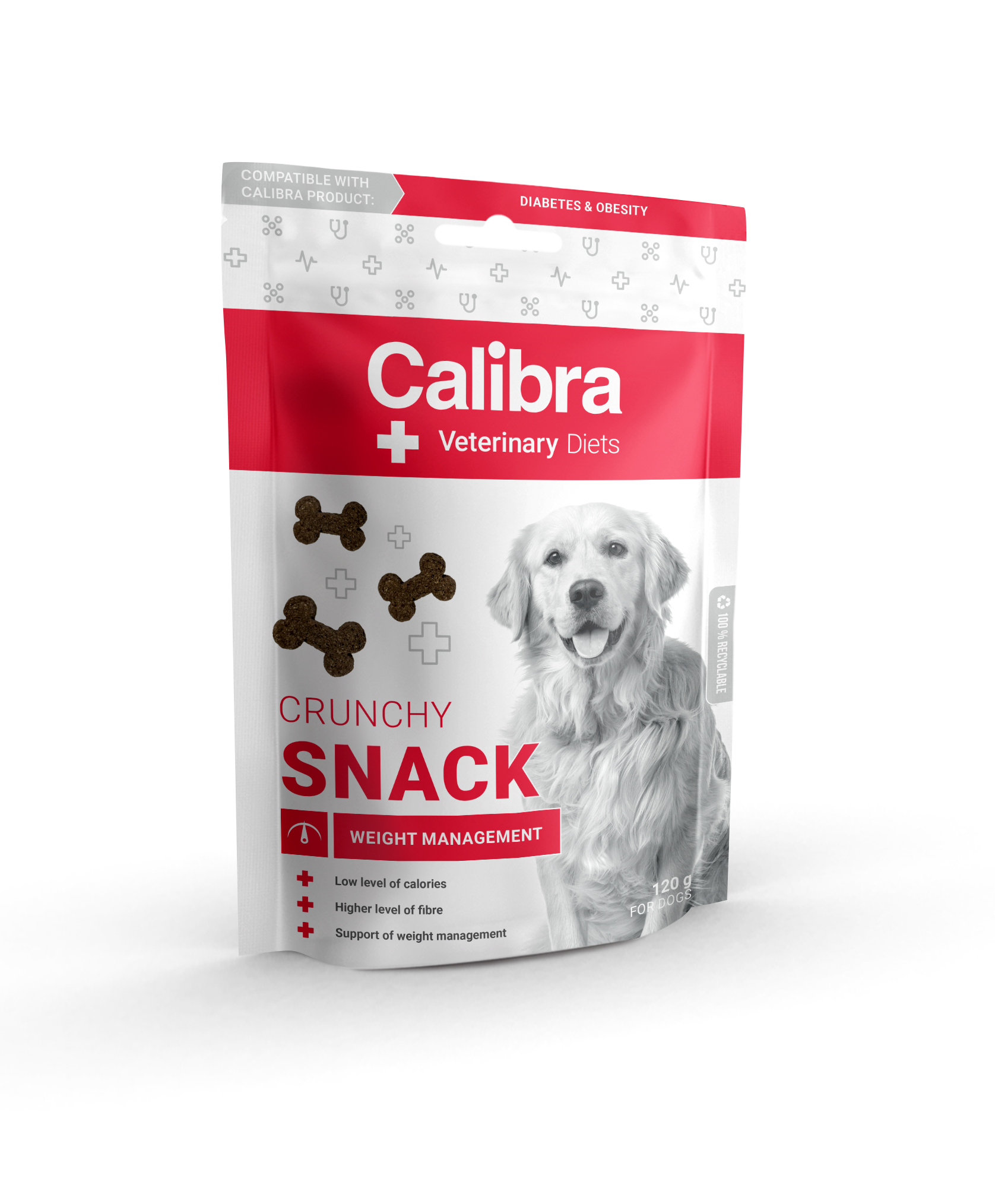 Calibra VD Dog Crunchy Snack Weight Management 120g