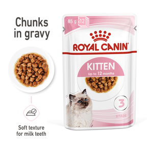 ROYAL CANIN® FELINE HEALTH NUTRITION WET KITTEN Chunks in gravy