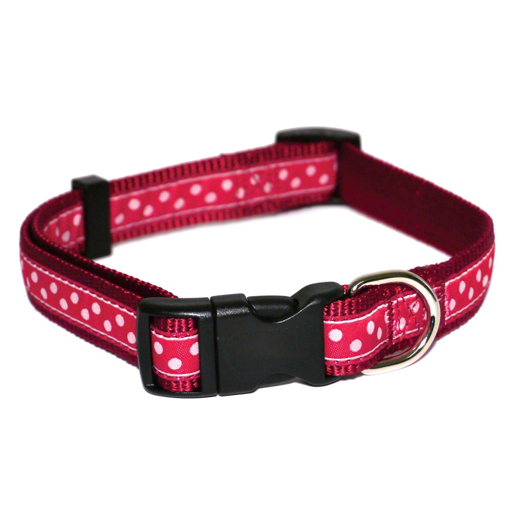Wag n Walk Red Spotty Dog Collar