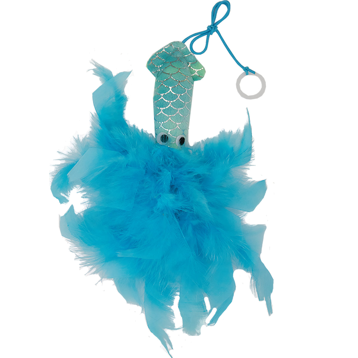 Mermaid Blue Squid Cat Toy
