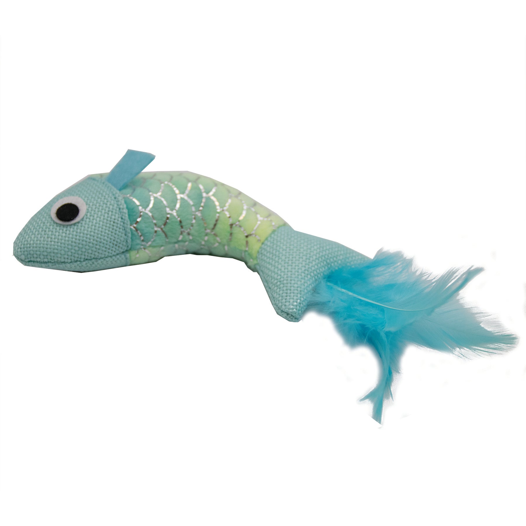 Mermaid Blue Fish Cat Toy