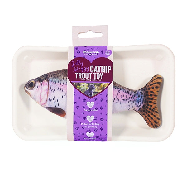 Jolly Moggy 100% Natural Catnip Trout