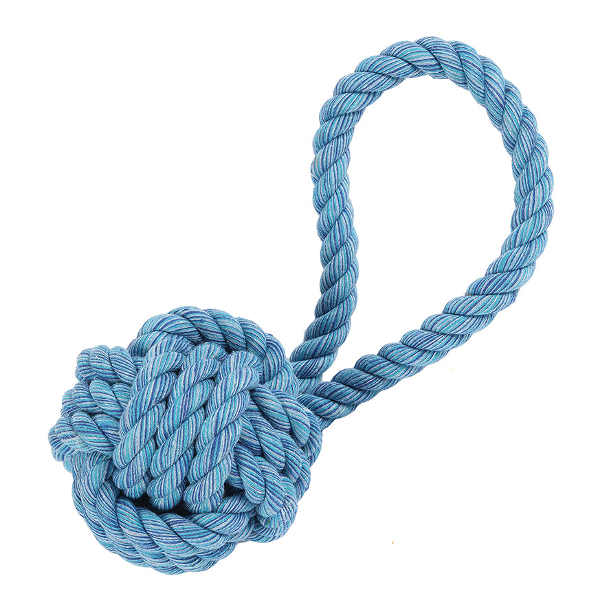 Nuts For Knots Ball Tugger Dog Toy