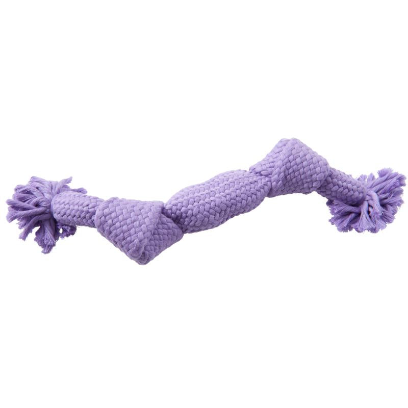 Buster Colour Squeak Rope Purple Medium