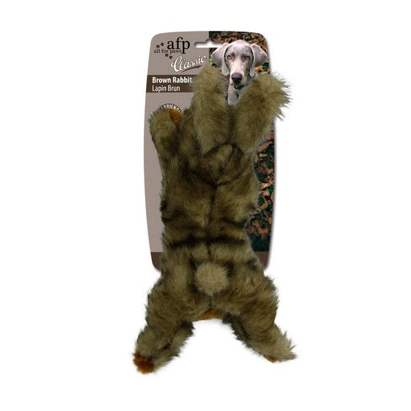 Classic Brown Rabbit Large Dog Toy