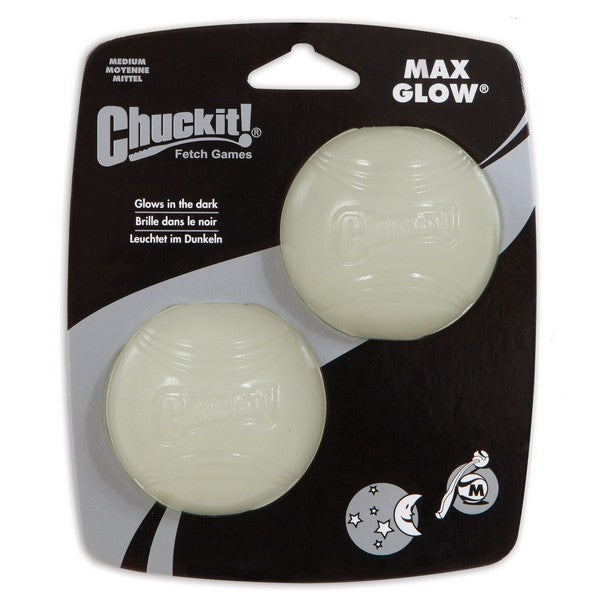 Chuckit! Max Glow Ball Medium x2