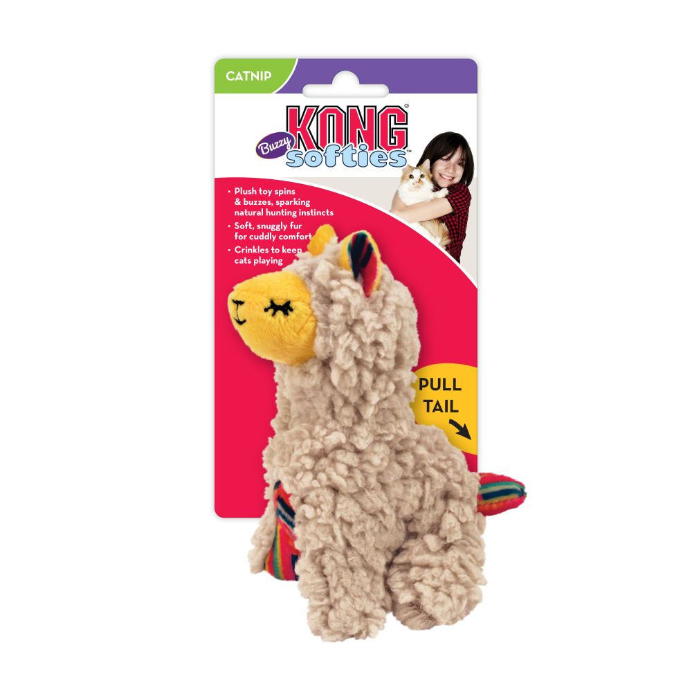 KONG Softies™ Buzzy Llama Cat Toy