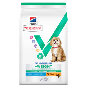 Hill's VET ESSENTIALS MULTI-BENEFIT + WEIGHT Adult 1+ Small & Mini Dry Dog Food with Chicken
