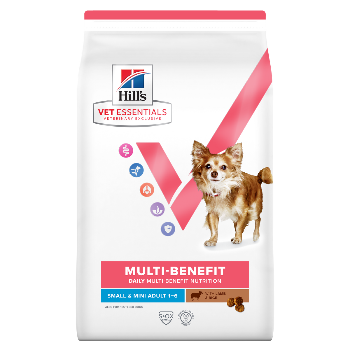 Hill's VET ESSENTIALS MULTI-BENEFIT Adult Small & Mini Dry Dog Food with Lamb & Rice