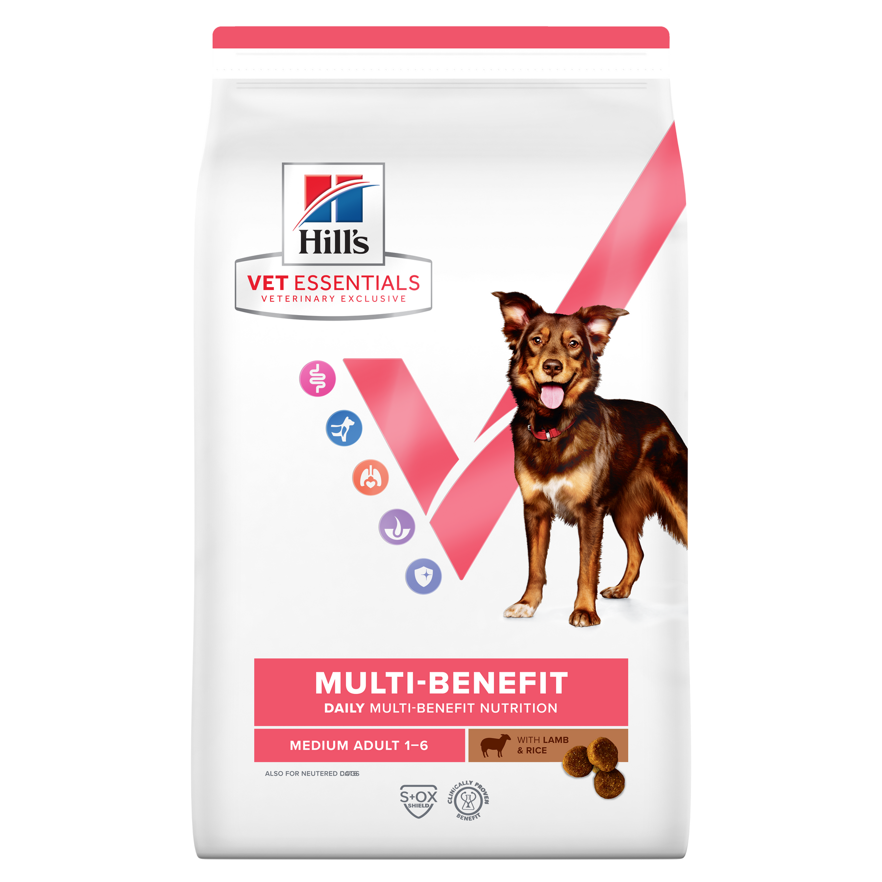 Hill's VET ESSENTIALS MULTI-BENEFIT Adult Medium Dry Dog Food with Lamb & Rice