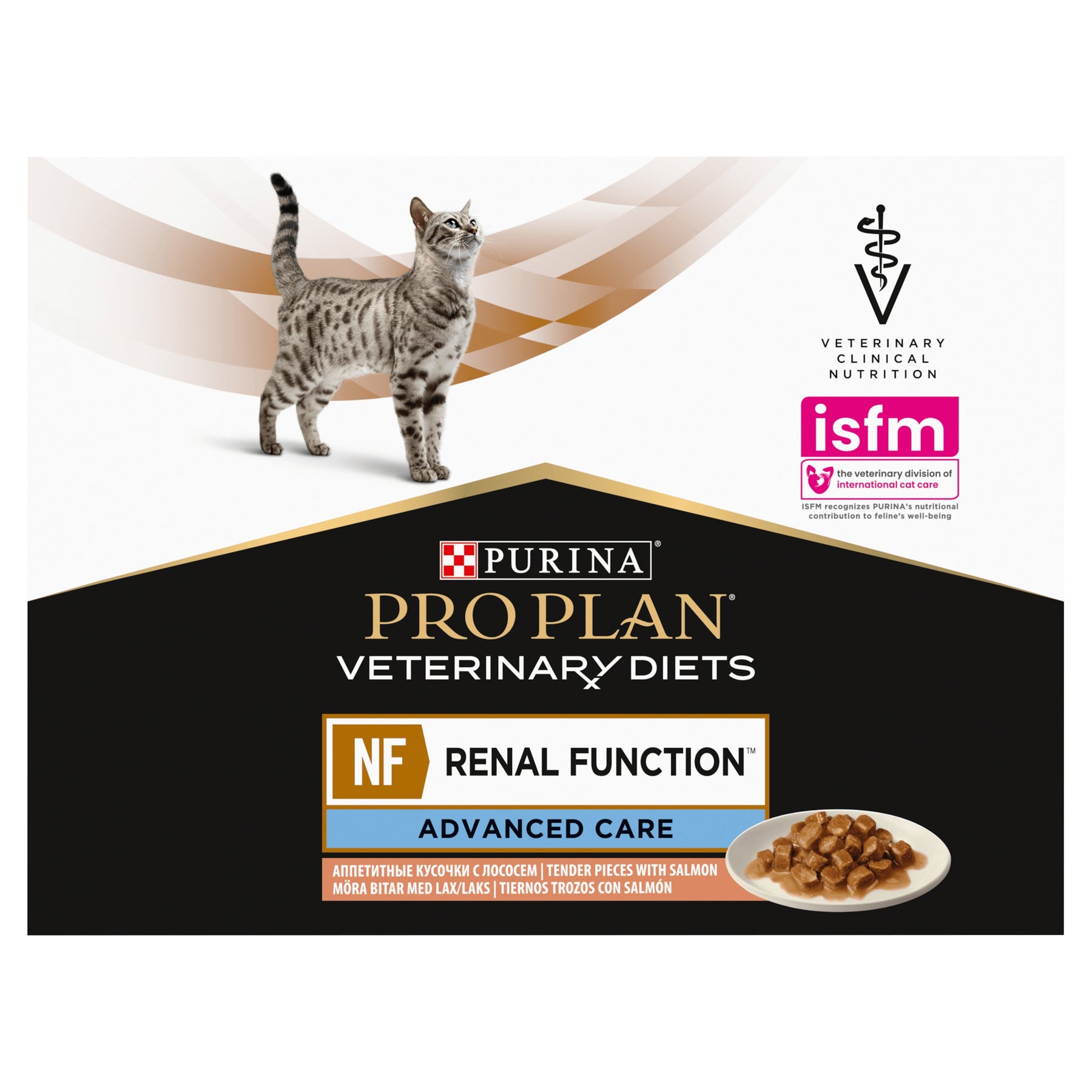 PURINA® PRO PLAN® Veterinary Diets - Feline NF Advanced Care Renal Function - Tender Pieces with Salmon