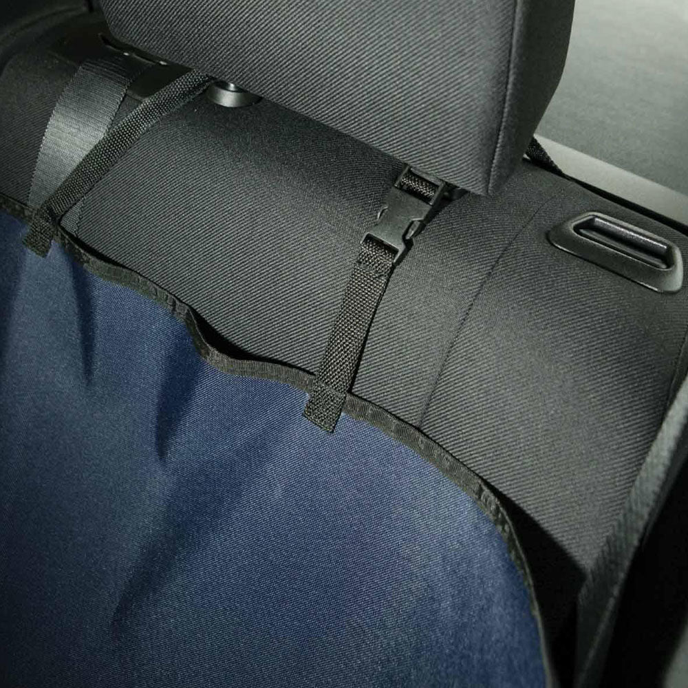 Danish Design Car Seat Cover Rear Navy Waterproof