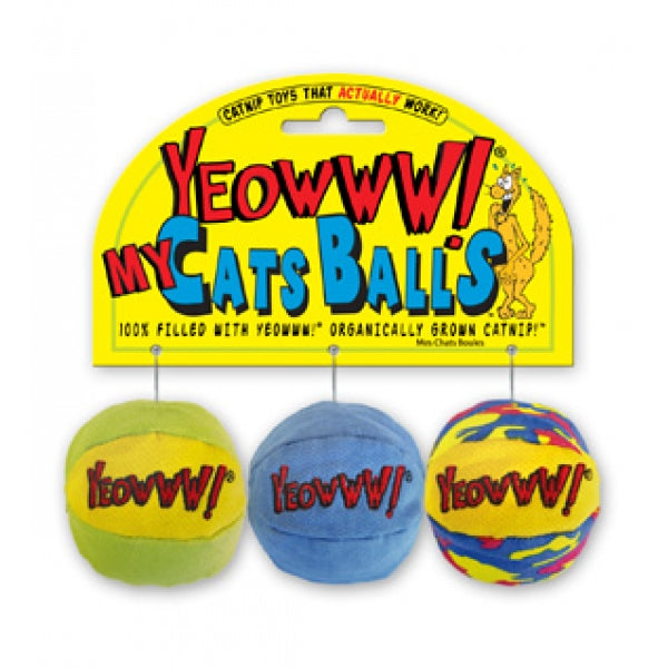 Yeowww My Cats Balls 3 Pack