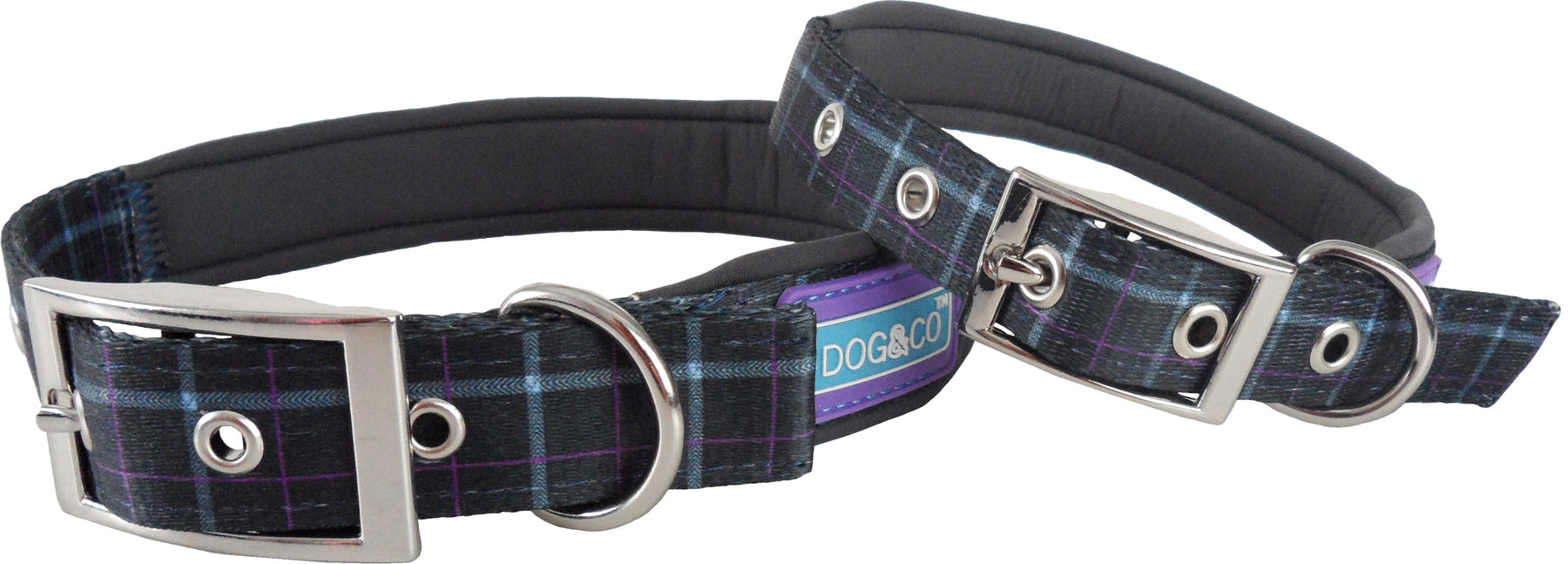 Country Check Padded Collar (2 Colours/4 Sizes)