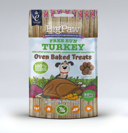 Little BigPaw Free Run Turkey Oven Baked Treats