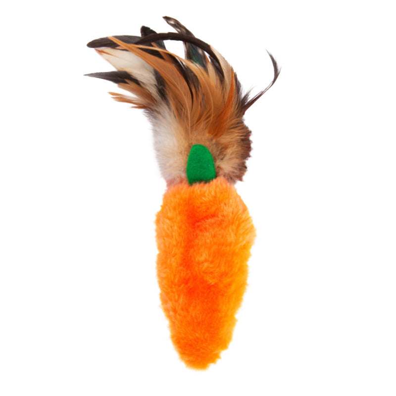 KONG Cat Refillables Carrot w/Feather Top