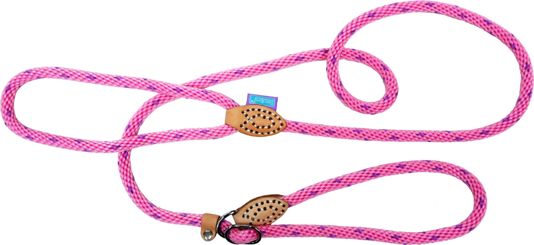 Soft Touch Rope Slip Lead Pink