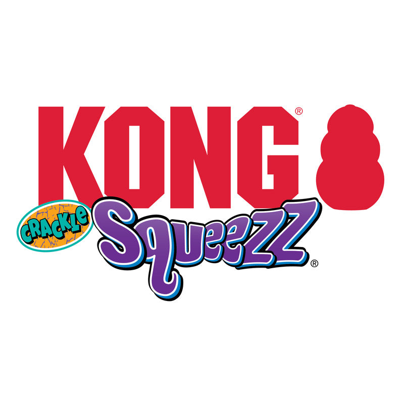 KONG Squeezz Crackle Bone Assorted Medium